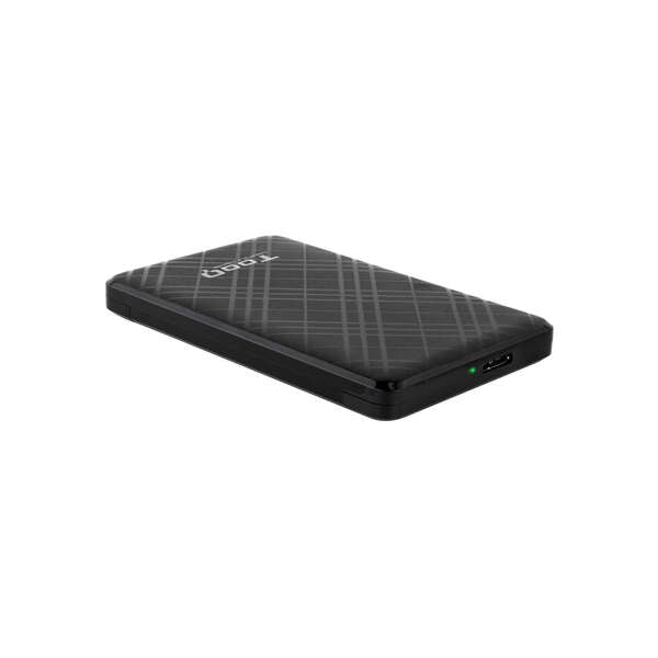 TooQ - Caja Externa para Discos de 2 5 HDD/SSD  Negro