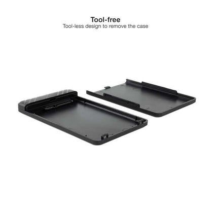 TooQ - Caja Externa para Discos de 2 5 HDD/SSD  Negro