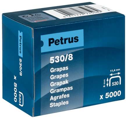 Petrus - GRAPAS PETRUS CLAV.530/ 8 COBR. cj.5000