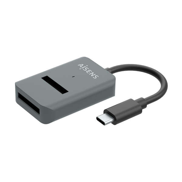 AISENS - USB-C Dock M.2 (NGFF) ASUC-M2D012-GR SATA/NVMe A USB3.1 Gen2  Gris