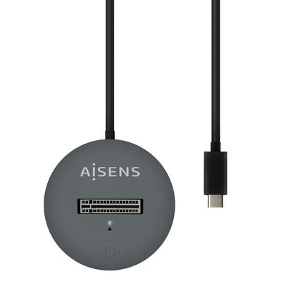 AISENS - USB-C Dock M.2 (NGFF) ASUC-M2D014-GR SATA/NVMe A USB3.1 Gen2  Gris