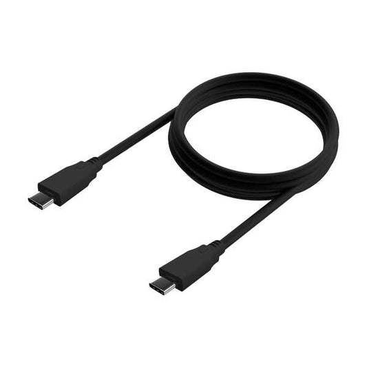 AISENS - Cable USB 3.2 Gen2x2 20Gbps 8k@30Hz 5A 100W E-Marker  Tipo USB-C/M-USB-C/M  Negro  1.0m