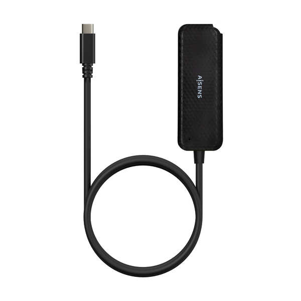 AISENS - Hub USB 3.1 USB-C  USB-C/M-4x Tipo A/H  Negro  60cm