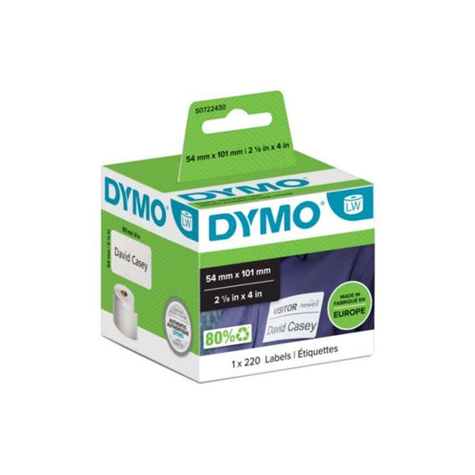 Dymo LW 99014 Etiquetas Originales de Envios Autoadhesivas - 101x54mm - 220 Unidades - S0722430 Tintasmurcia.com