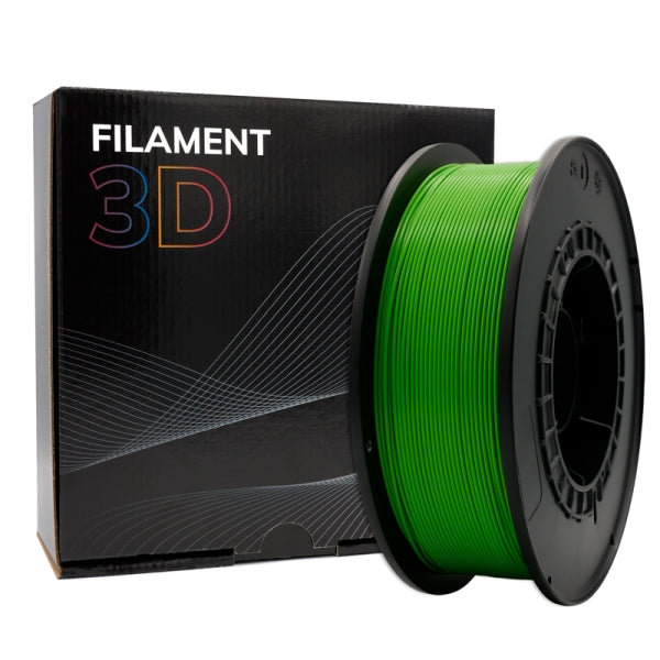 Filamento 3D PLA - Diametro 1.75mm - Bobina 1kg - Color Verde Manzana Tintasmurcia.com