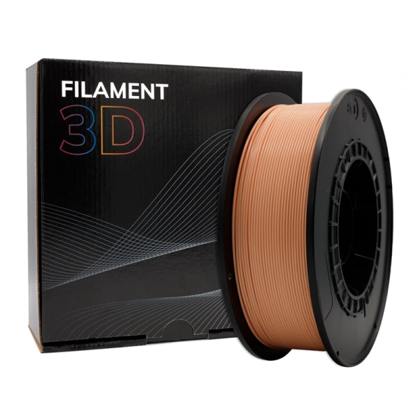 Filamento 3D PLA - Diametro 1.75mm - Bobina 1kg - Color Melocoton Claro Tintasmurcia.com