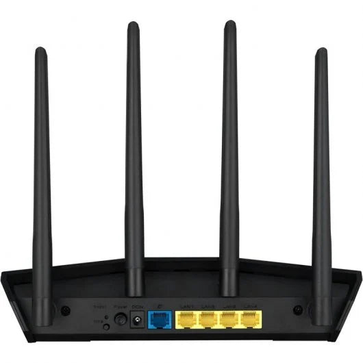 Asus RT-AX57 Router WiFi 6 Dual Band - Hasta 1800Mbps - 4 Puertos RJ45 LAN, 1 Puerto RJ45 WAN - 4 Antenas Externas 1 pieza(s)