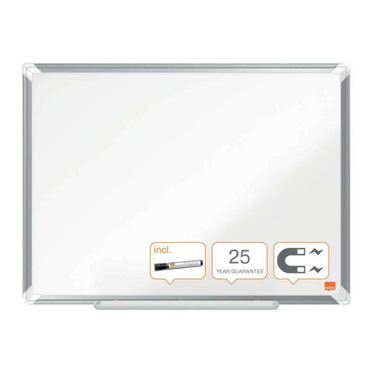 Nobo - Premium Plus pizarrón blanco 568 x 411 mm Esmalte Magnético