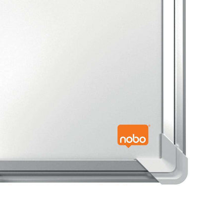 Nobo Premium Plus Pizarra Magnetica de Acero Vitrificado 1200x900mm - Montaje en Esquinas - Superficie de Borrado Superior - Color Blanco 1 pieza(s)