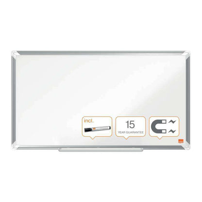 Nobo - Premium Plus pizarrón blanco 696 x 386 mm Acero Magnético