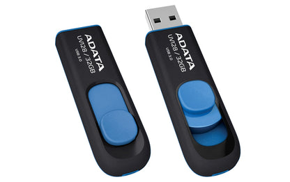 ADATA - DashDrive UV128 128GB unidad flash USB USB tipo A 3.2 Gen 1 (3.1 Gen 1) Negro  Azul