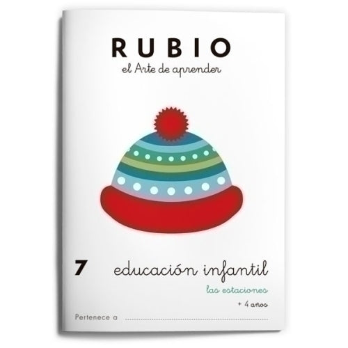 Miquelrius - CUADERNO RUBIO A5 EDU. INF. 7 LAS ESTACI - Pack de 10 unidades