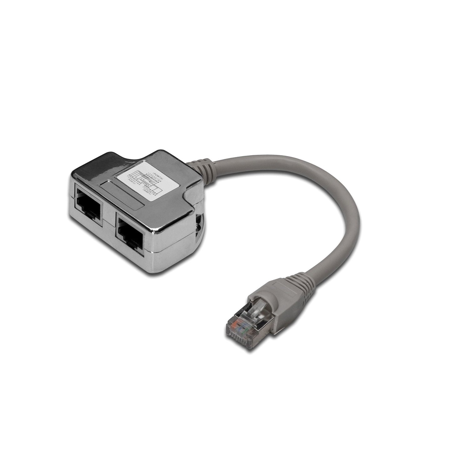 Digitus - Cable de conexión-adaptador CAT 5e  2 CAT 5e  blindados