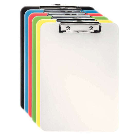 Esselte Carpeta con Pinza Vivida - Resistente Poliestireno Translucido - Gancho para Colgar - A4 - Surtido - Capacidad para 80 Hojas A4 - Color Translucido 10 pieza(s)