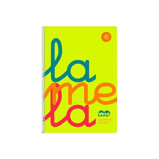 Lamela - Cuaderno Fº polipropileno C4 80 hojas 90 grs amarillo 7FTP004A