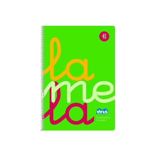 Lamela - Cuaderno Fº polipropileno C4 80 hojas 90 grs verde 7FTP004V