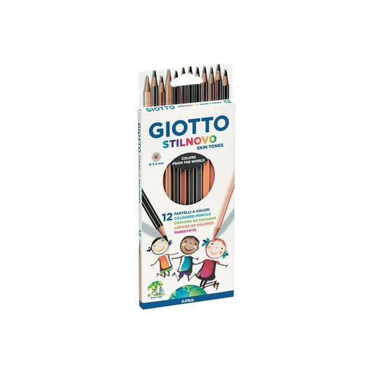 Giotto - Estuche 12 lápices Stilnovo Skin 257400