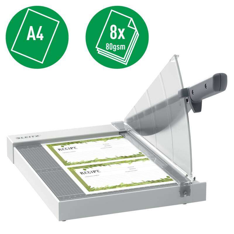 Leitz - Precision Hebelschneider Home A4 guillotina para papel 8 hojas