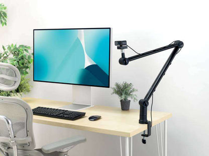 Kensington A1020 Brazo Articulado para Microfonos, Camaras Web y Sistemas de Iluminacion - Soporte Versatil para Accesorios de Videoconferencia - Extensiones Horizontales y Verticales Amplias - Color Negro 1 pieza(s)