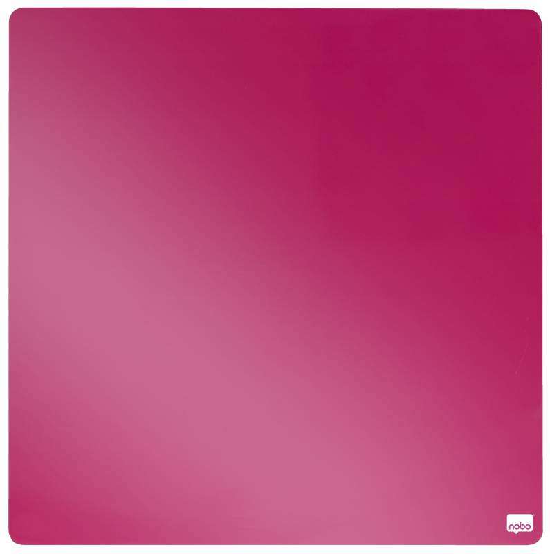 Rexel - Pizarra hogar magnética 360x360mm rosa