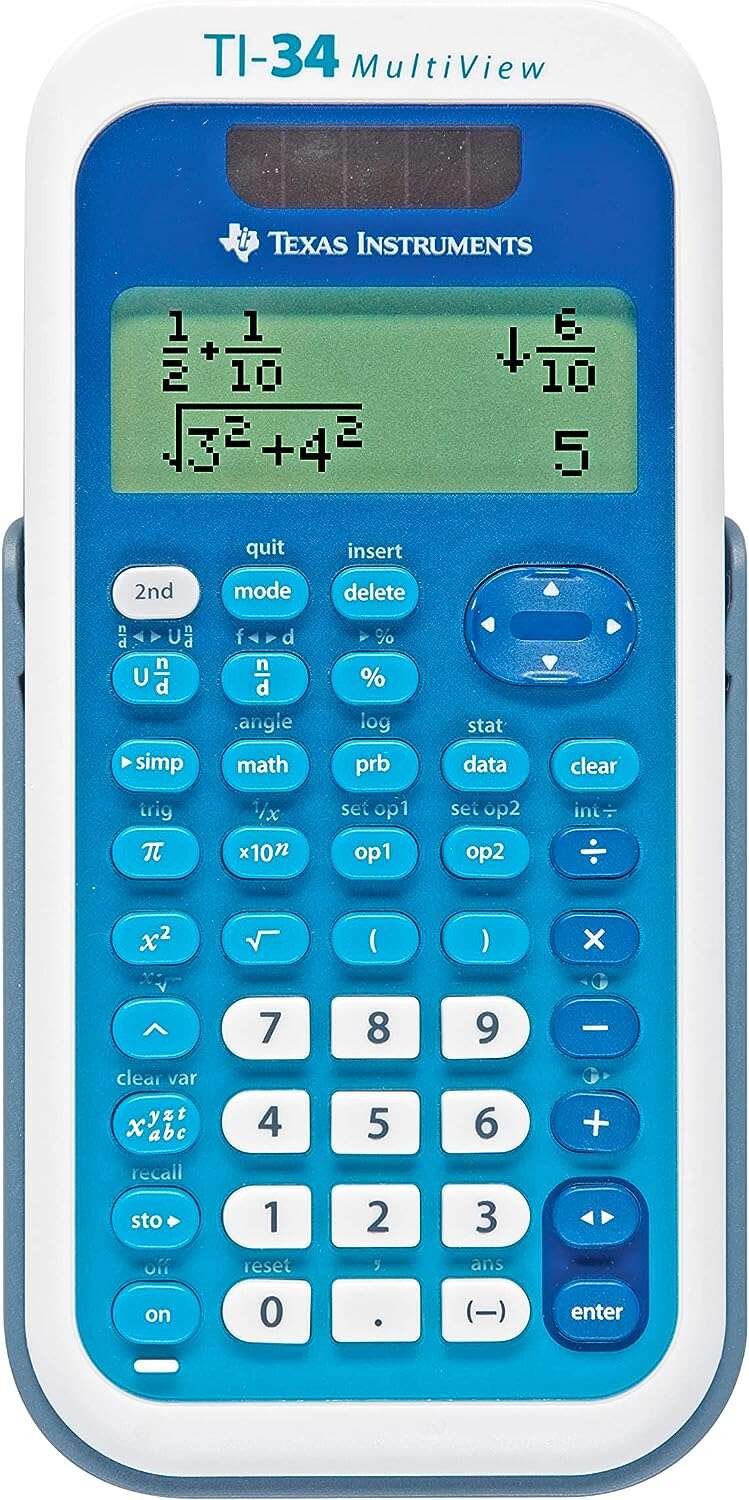 Texas Instruments TI-34 Calculadora Cientifica MultiView 1 pieza(s)