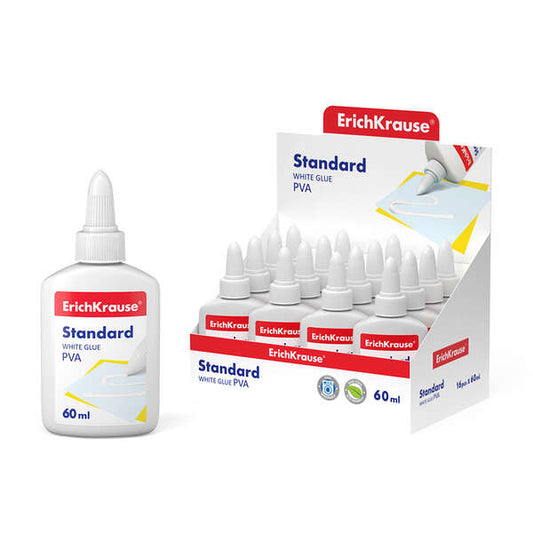 ErichKrause - Standard Líquido Adhesivo de acetato de polivinilo (PVA) 60 ml