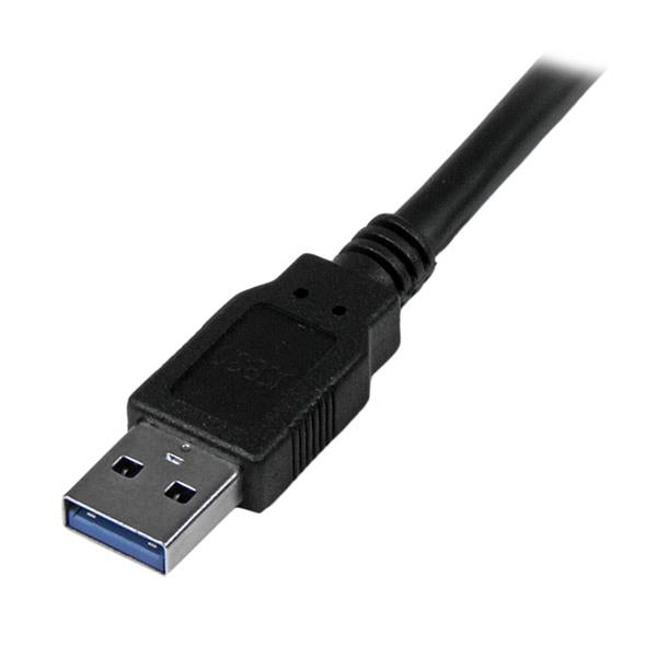 StarTech.com - Cable USB 3.0 SuperSpeed Negro de 3 metros - A Macho a B Macho