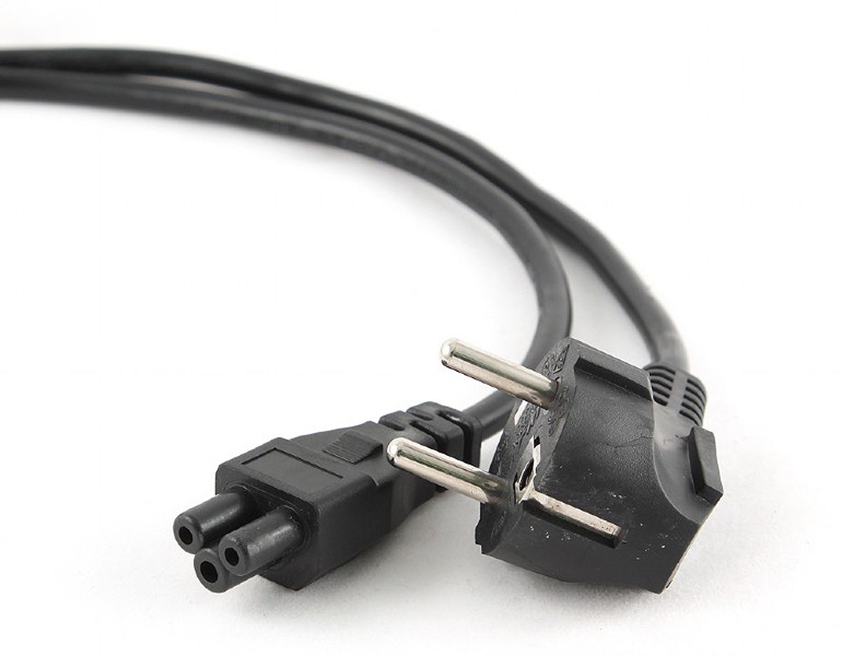 Gembird - PC-186-ML12-3M cable de transmisión Negro CEE7/7 C5 acoplador