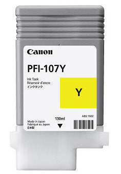 Canon PFI-107Y cartucho de tinta 1 pieza(s) Original Amarillo