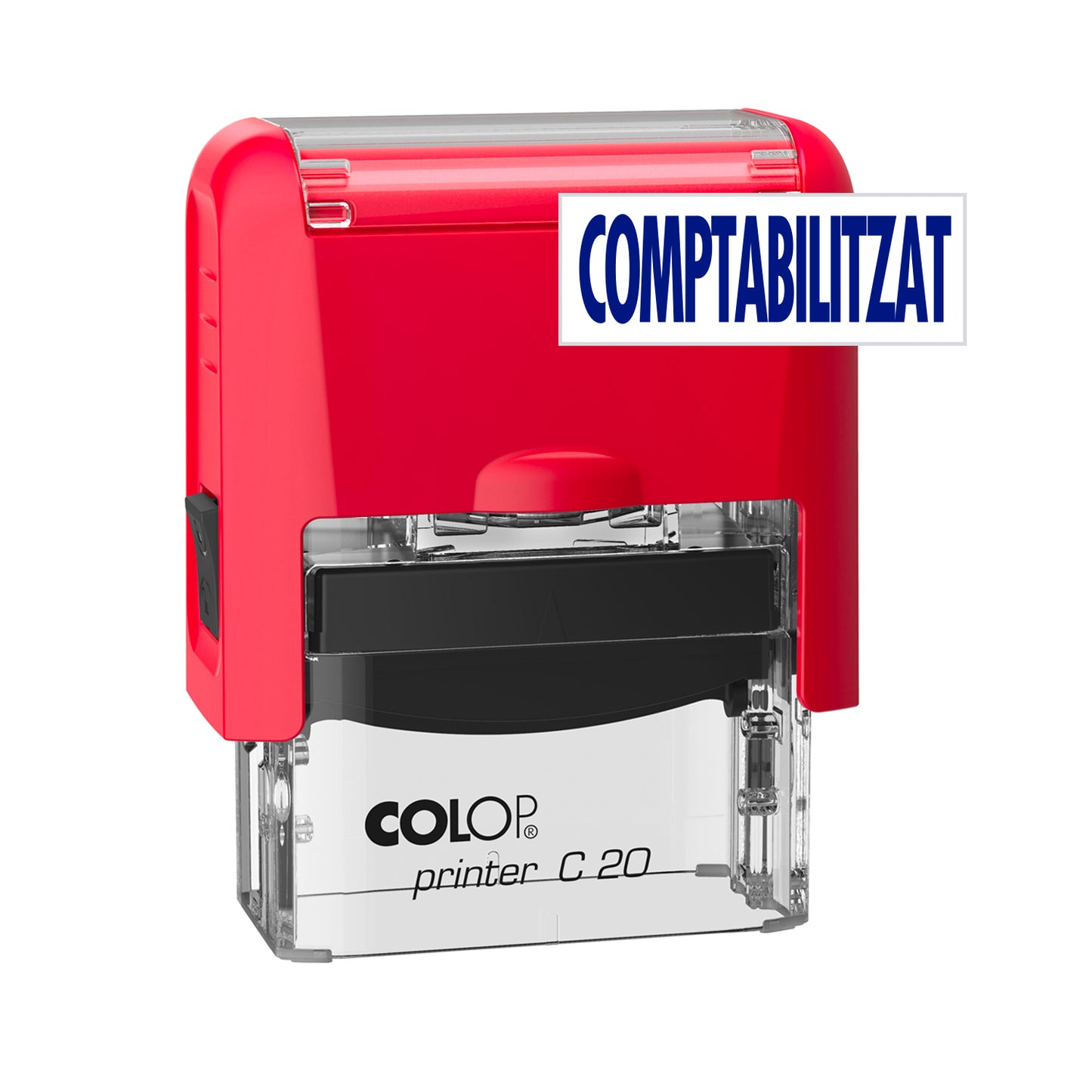 Colop - COLOP SELLO PRINTER C20 FORMULA  COMPTABILITZAT  ALMOHADILLA E/20 14X38MM AZUL