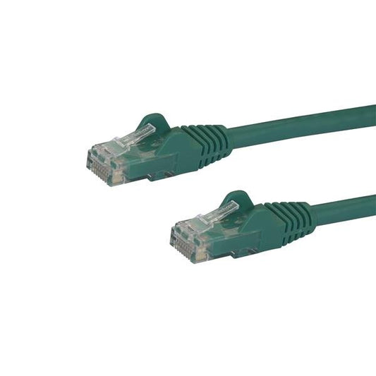 StarTech.com - Cable de 2m Verde de Red Gigabit Cat6 Ethernet RJ45 sin Enganche - Snagless