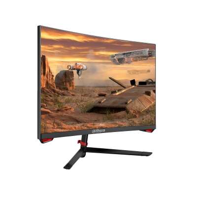 Dahua Monitor 23.6" LED VA Curvo 1500R FullHD 1080p 165Hz - Respuesta 1ms - Angulo de Vision 178º - 16:9 - HDMI, DisplayPort - VESA 75x75mm 1 pieza(s)