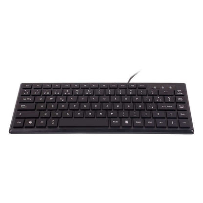 UNYKAch - KB 302 Mini teclado Oficina USB QWERTY Negro