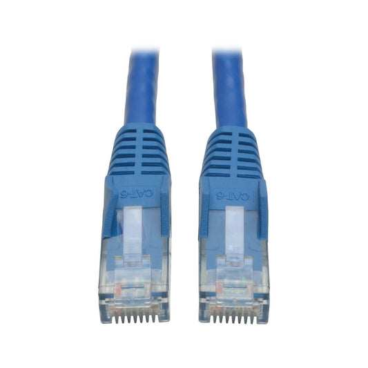 Tripp Lite N201-001-BL Cable Ethernet (UTP) Patch Moldeado Snagless Cat6 Gigabit (RJ45 M/M), Azul, 30.5 cm [1 pie]