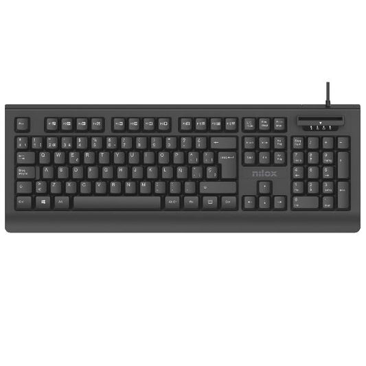 Nilox - TECLADO LECTOR DNI USB ESPANOL