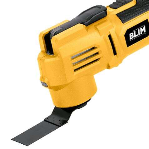 Blim Multiherramienta de Bateria de 20V - Velocidad Variable de 10.000 - 17.000 Rpm - Motor RS775 Dc - Angulo de Oscilacion: 3° - Luz LED - Accesorios Incluidos - Color Negro 1 pieza(s)