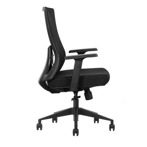 Cromad Senior SE6000 Silla de Oficina - Altura Ajustable con Elevador de Gas de Grado 4 - Soporte Lumbar Ajustable - Respaldo de Malla - Ruedas de Nailon 360º - Color Negro 1 pieza(s)