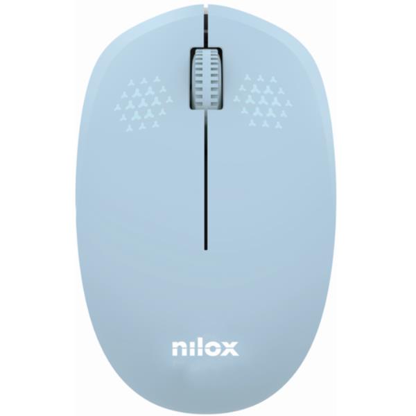 Nilox - RATÓN WIRELESS AZUL CLARO - NILOX