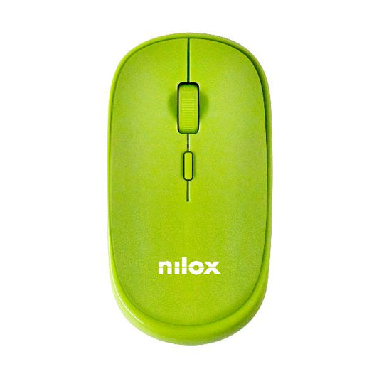 Nilox - RATÓN WIRELESS VERDE