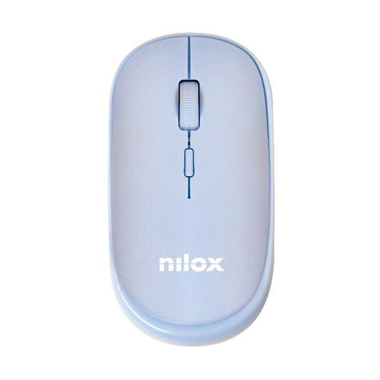 Nilox - RATÓN WIRELESS LIGHT AZUL