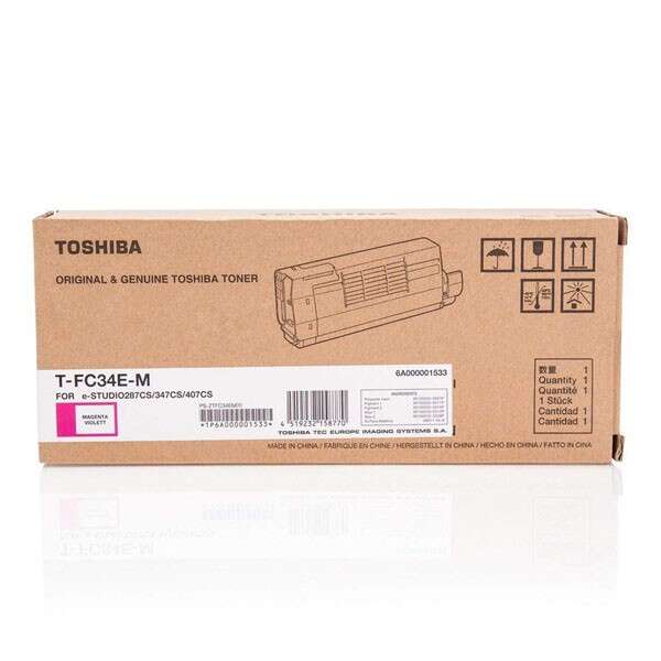 Toshiba T-FC34EM Magenta Cartucho de Toner Original - 6A000001811 Tintasmurcia.com