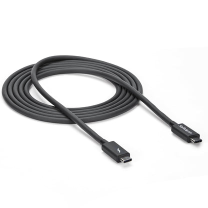 StarTech.com - Cable Thunderbolt 3 Pasivo de 2m - 20Gbps - PD 100W - Vídeo 4K - Cable Thunderbolt - Certificado Thunderbolt - Compatible con USB4 / Modo Alt DP - Thunderbolt 4 - USB 3.2 - USB-C