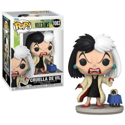 Funko Pop Disney Villanos Cruella de Vil - Figura de Vinilo - Altura 10cm aprox. 1 pieza(s)