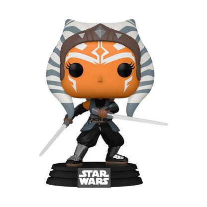 Funko Pop Star Wars The Mandalorian Ahsoka con Sables - Figura de Vinilo - Altura 9cm aprox. 1 pieza(s)