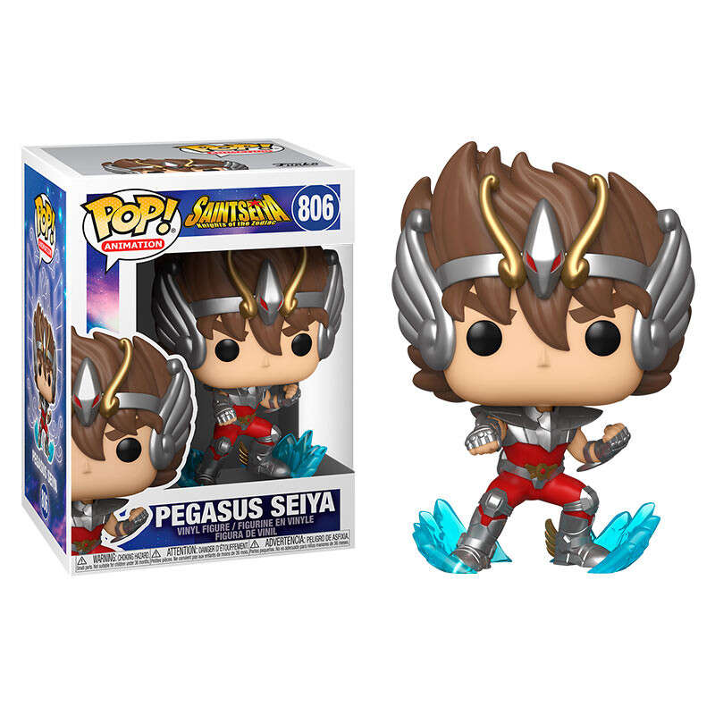 Funko Pop Animacion Caballeros del Zodiaco Saint Seiya Pegasus Hyoga - Figura de Vinilo - Altura 9cm aprox. 1 pieza(s)