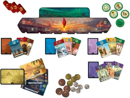 7 Wonders Duel Juego de Tablero - Tematica Historia - 2 Jugadores - A partir de 10 Años - Duracion 30min. aprox. 1 pieza(s)