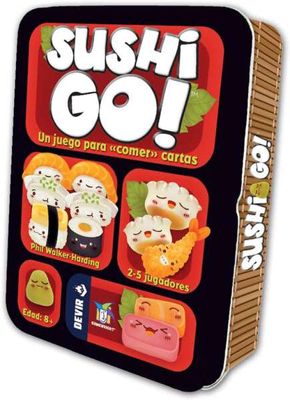 Sushi Go Juego de Cartas - Tematica Gastronomia/Oriental - De 2 a 5 Jugadores - A partir de 10 Años - Duracion 15min. aprox. 1 pieza(s)