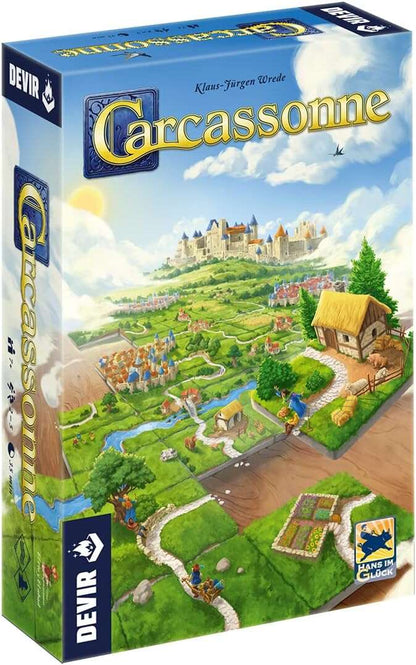 Carcassonne Juego de Tablero - Tematica Construccion/Estrategia  - De 2 a 5 Jugadores - A partir de 10 Años - Duracion 35min. aprox. 1 pieza(s)