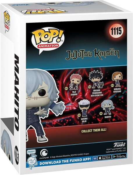 Funko Pop Animacion Jujutsu Kaisen Mahito - Figura de Vinilo - Altura 9.5cm aprox. 1 pieza(s)