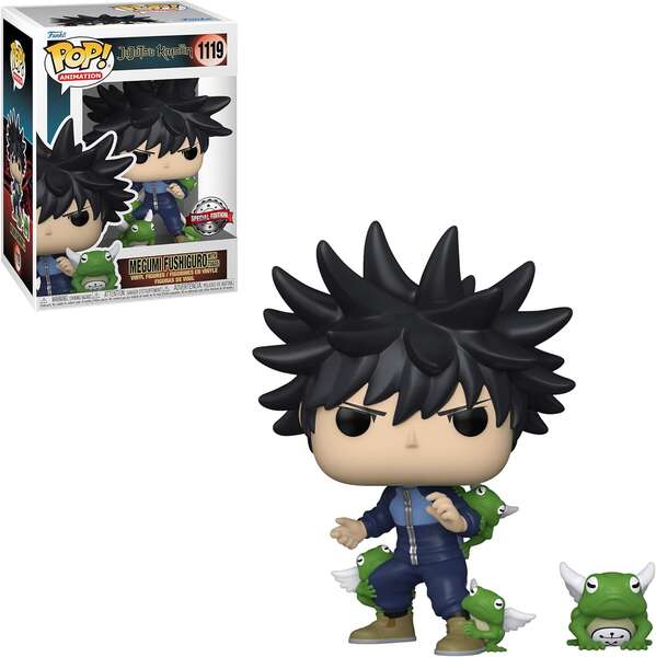 Funko Pop Animacion Jujutsu Megumi con Sapos Edicion Especial - Figura de Vinilo - Altura 9.5cm aprox. 1 pieza(s)